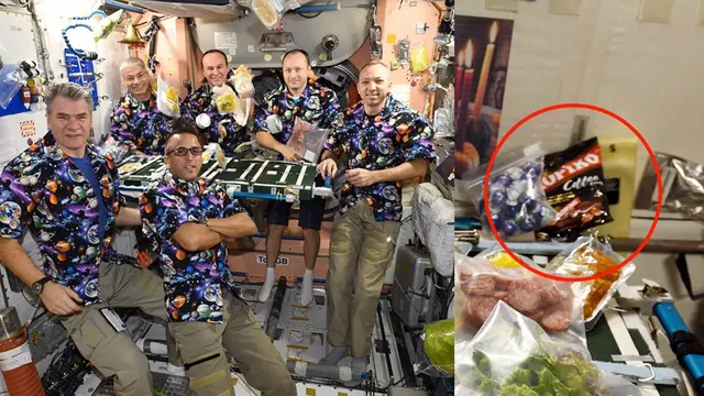 Astronot bawa Kopiko (Istimewa)