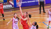 Tim basket putri Generasi Muda Cirebon (GMC) menembus semifinal kompetisi Srikandi Cup 2019, Rabu (24/4/2019). (Bola.com/Vincentius Atmaja)