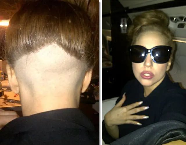 lady gaga shaved her hair