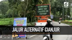 Kawasan Puncak Bogor kembali ditutup usai terjadinya longsor di perbatasan Kabupaten Cianjur dan Kabupaten Bogor.