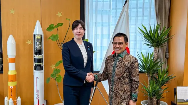 Menko Muhaimin dalam pertemuan dengan Minister in charge of a Society of Well-Ordered and Harmonious Coexistence with Foreign Nationals Kimi Onoda di Tokyo, Jepang. (Istimewa)