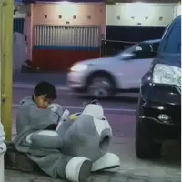 Rehan, Bocah Badut Ampang | instagram.com/rhmadii__/