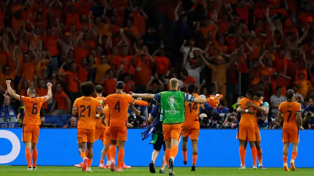 Belanda Bungkam Turki dan Lolos ke Semifinal Eurio 2024