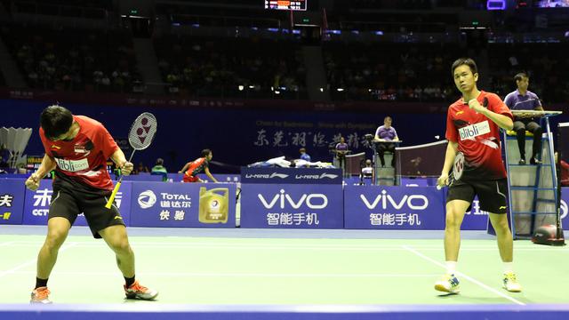 Ganda putra Indonesia Hendra Setiawan/Mohammad Ahsan