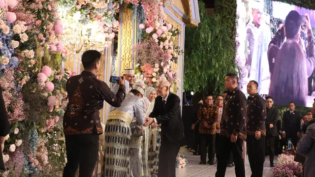 Jokowi, Prabowo, SBY, hingga Try Sutrisno Hadiri Resepsi Pernikahan Putra Mentan Andi Amran