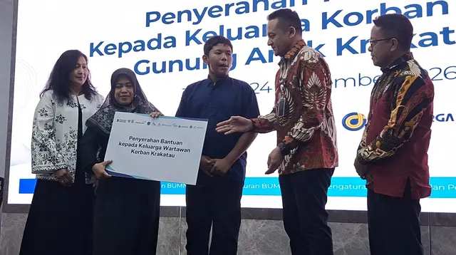 BUMN Beri Perhatian ke Keluarga 5 Jurnalis dan 3 Kru Kapal