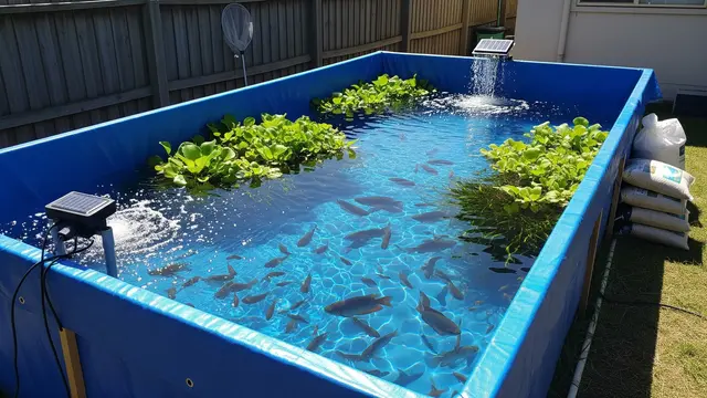 Kolam Ikan di Halaman Rumah