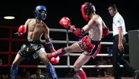 Kompetisi Muay Thai bertajuk Road to Victory 7 diikuti oleh 56 peserta dari dalam dan luar negeri. (Zealot/Edward Luhukay)