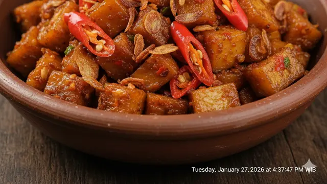 Mandai Tumis Pedas Cempedak