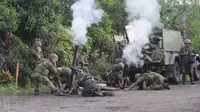 Tentara Filipina saat melaksanakan operasi militer di Maguindanao (3/7/2018) (Armed Forces of the Philippines)