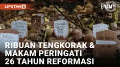Ribuan Tengkorak Berjejer Kenang 26 Tahun Reformasi