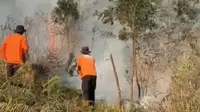 Hutan Lereng Gunung Lawu Kebakaran, Medan Sulit Jadi Kendala Pemadaman