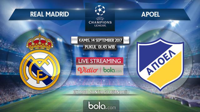 Saksikan Live Streaming Real Madrid Vs Apoel Di Bola Com Dunia Bola Com
