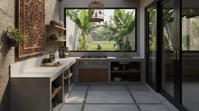 Model Dapur Minimalis Terbuka