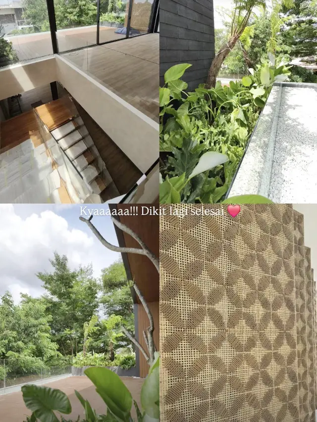 Potret Taman di Rumah Baru Yura Yunita