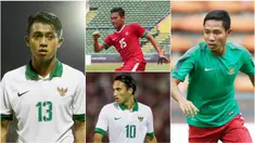Berikut ini lima pemain kunci Timnas Indonesia saat melawan Malaysia di Semifinal Sea Games 2017. diantaranya, Evan Dimas, Ezra Walian dan Kurniawan Kartika Ajie. (Foto-foto Bola.com/Vitalis Yogi Trisna)