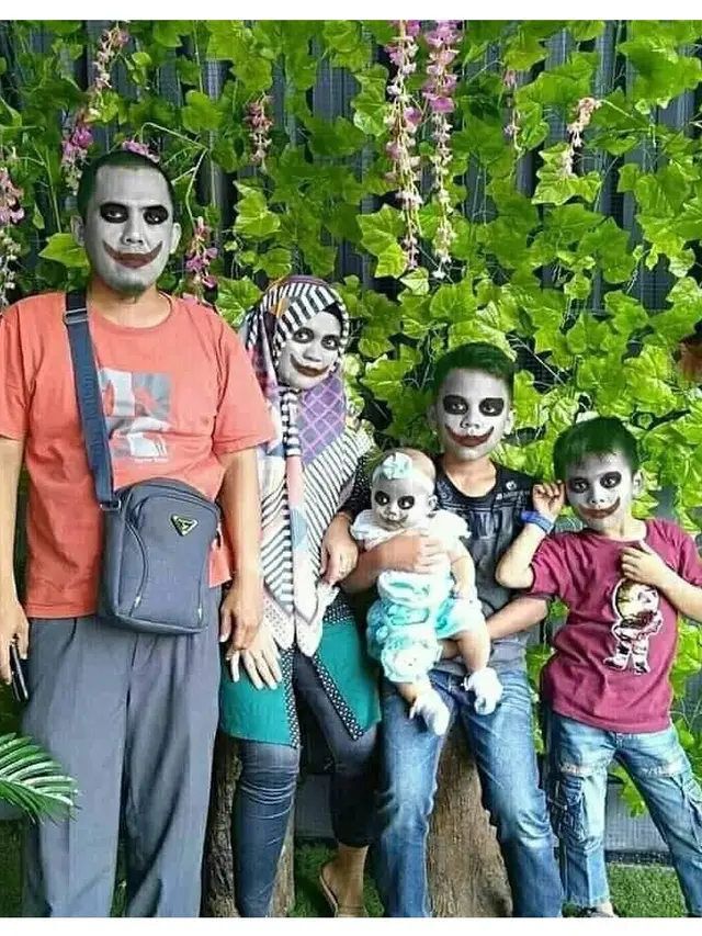 Potret Nyeleneh Orang Berdandan ala Joker Ini Bikin Tepuk Jidat