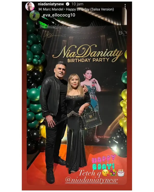 Dirayakan bak sweet seventeen, begini gaya 8 seleb di ulang tahun ke-61 Nia Daniaty