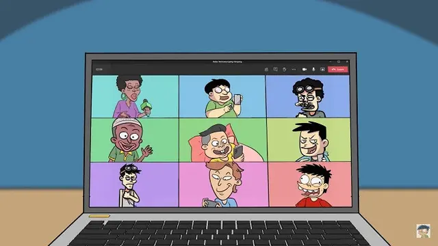 Ilustrasi Si Juki karya Faza Meonk (Dok. Microsoft Indonesia)