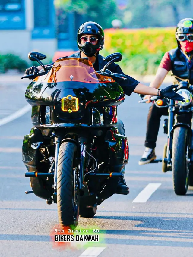 8 Potret Abidzar Al Ghifari Ikut Touring dengan Geng Motor, Curi Perhatian