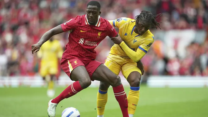 Konate Tampil Solid, Liverpool Kunci Kemenangan Atas Crystal Palace