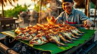 resep ikan bakar agar bumbu meresap ©Ilustrasi dibuat AI