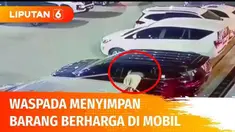 Video pencurian ini lagi viral di media sosial. Pelakunya nekat pecahkan kaca mobil dan masuk setengah badan demi ambil sebuah laptop.