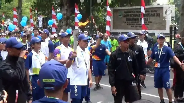 VIDEO: Api Asian Games Masuk di Istana Bogor