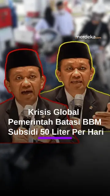 Menteri Bahlil Batasi Pembelian BBM Subsidi 50 Lit