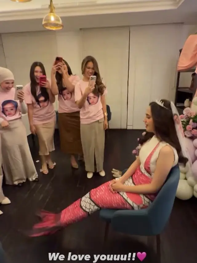 Dekorasi Bridal Shower Syifa Hadju (Foto: Instagram @syifahadju)