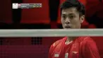 Babak penyisihan Badminton Piala Thomas pertemukan Indonesia dengan Thailand. Indonesia sempat kehilangan 2 poin partai tunggal sebelum akhirnya menang dengan skor 3-2 lewat tunggal putra di partai kelima.