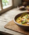 Resep Tumis Rebung Santan dengan Cabai Hijau dan Daun Salam (AI Generated)