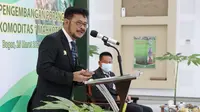 Mentan Syahrul Yasin Limpo membuka talkshow komoditas Porang yang memiliki potensi besar terhadap perkembangan ekspor produk pertanian nasional.