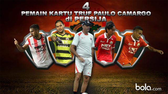 4 Pemain Kartu Truf Paulo Camargo di Persija Jakarta