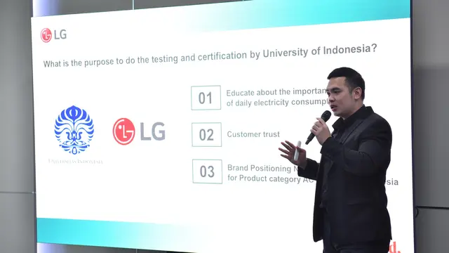 Abhinyano, Head of Product Marketing Air Solution at LG Electronics Indonesia. Credit: LG Electronics Indonesia