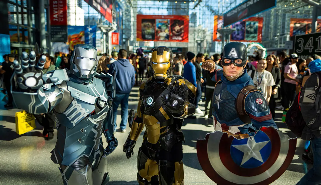 NYCC sering dihadiri oleh sejumlah aktor dan sutradara terkemuka Hollywood. Selain itu, banyak juga sejumlah nama paling hebat dalam dunia manga dan komik. (Photo by Charles Sykes/Invision/AP)