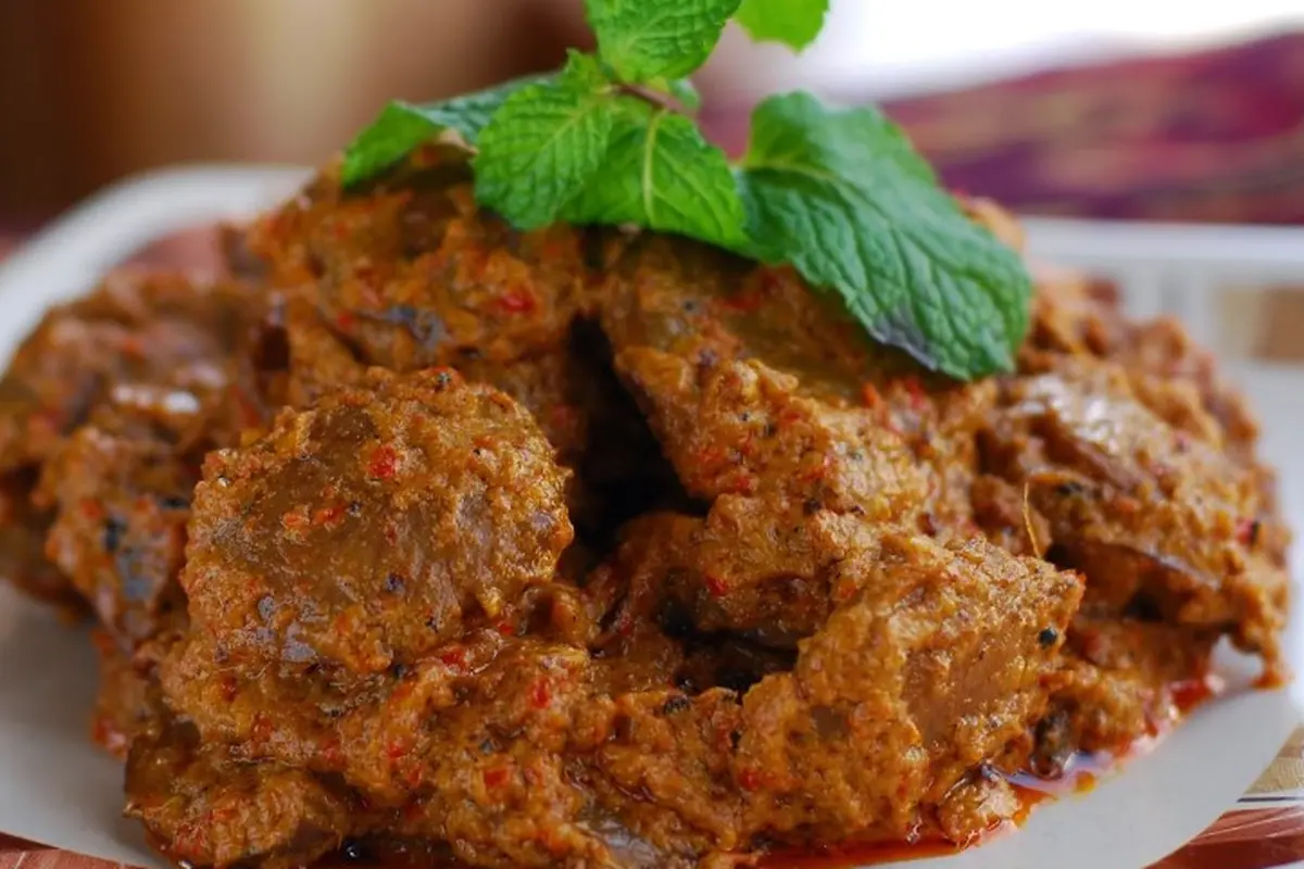 ilustrasi rendang ayam (Jilly Cheung/Asia One/AP Photos)