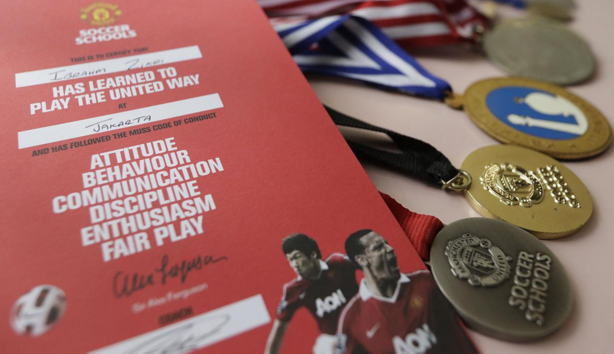 Dalam kejuaraan yang bakal berlangsung pada 5 hingga 8 November 2015 itu, Zikri akan mendapatkan pelatihan dari tim pelatih MU serta bertemu para pemain Red Devils. (Bola.com/Vitalis Yogi Trisna)