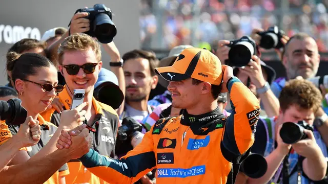 Pembalap McLaren asal Inggris, Lando Norris
