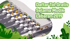 Daftar Tol Gratis Selama Mudik Lebaran 2019