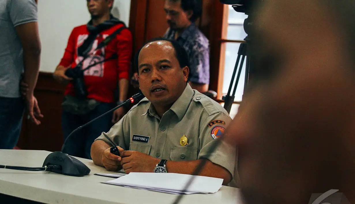Kepala Pusat Data dan Informasi BNPB Sutopo Purwo Nugroho. (Liputan6.com/Faizal Fanani)