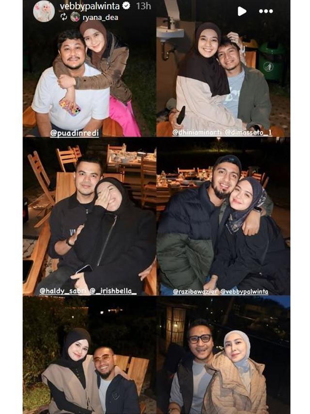 8 Potret Geng Artis Irish Bella Piknik di Bandung, Romantis Bareng Pasangan