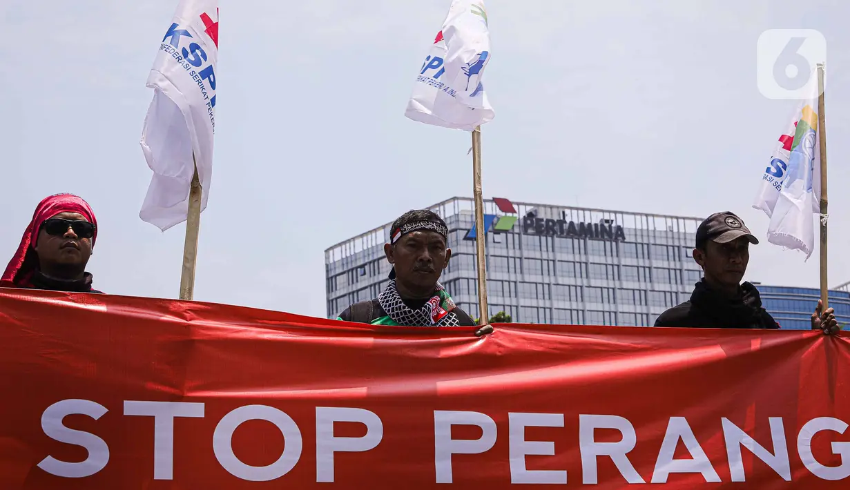 Partai Buruh mendesak Amerika untuk tidak memperburuk keadaan dengan mengirimkan bantuan kapal induk dan pasukan ke Israel. (Liputan6.com/Faizal Fanani)