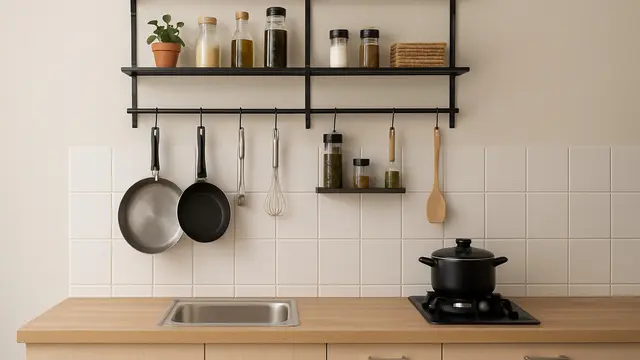 Dekorasi Dapur Minimalis di Perumahan Subsidi (Foto: ChatGPT)