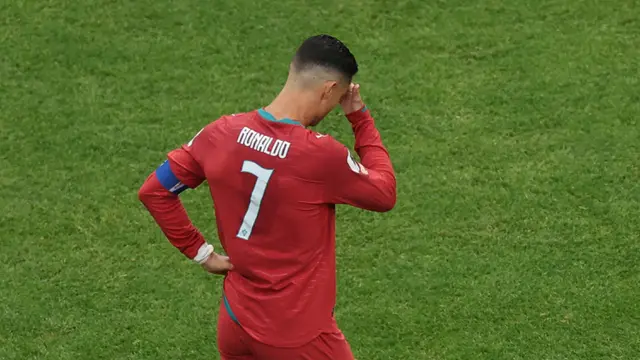 Foto: Wajah Kecewa Cristiano Ronaldo Setelah Portugal Ditahan Imbang Kongo di Piala Dunia 2026, CR7 Tak Mampu Berbuat Banyak