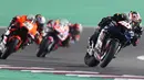 Adik Brad Binder ini loncat kelas dari Moto3 langsung ke MotoGP. Darryn Binder finis peringkat 7 klasemen akhir Moto3 2021. Ia akan satu tim dengan Andrea Dovizioso. (AFP/Karim Jaafar)