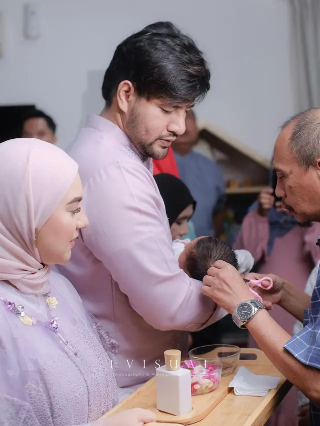 8 Momen Aqiqah Anak Irish Bella dan Ammar Zoni, Penuh Suka Cita