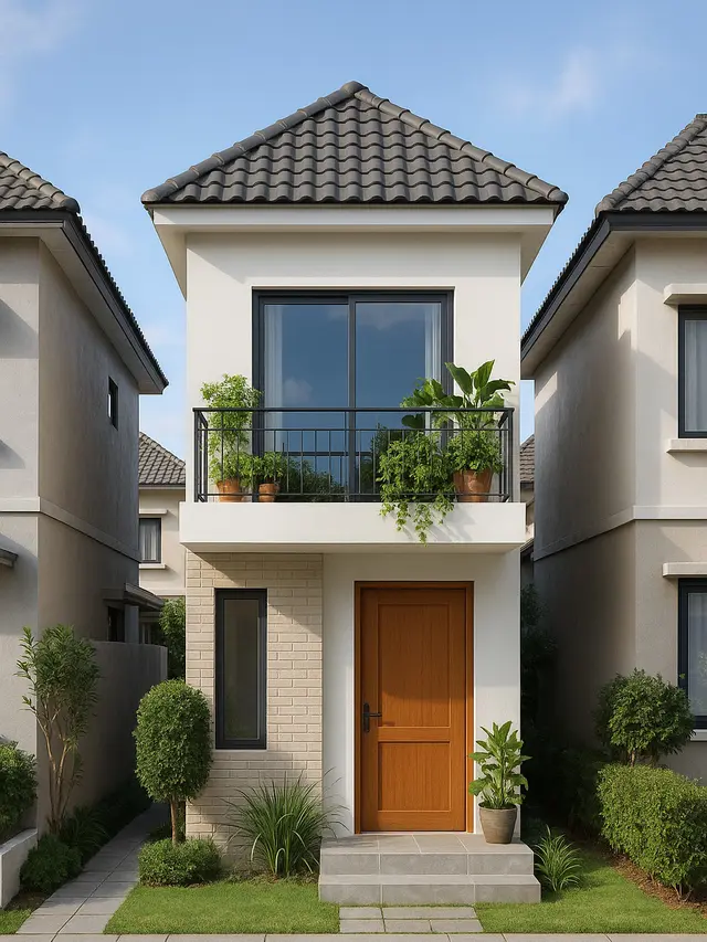 7 Desain Rumah 2 Lantai Mungil Cantik di Lahan Sempit, Tetap Lega dan Nyaman untuk Keluarga