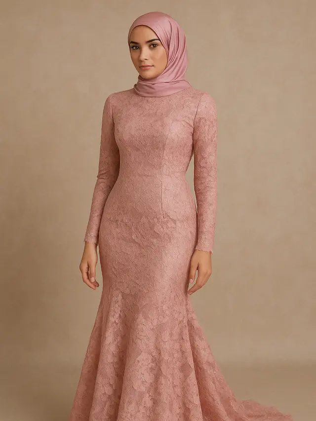 model gamis mermaid