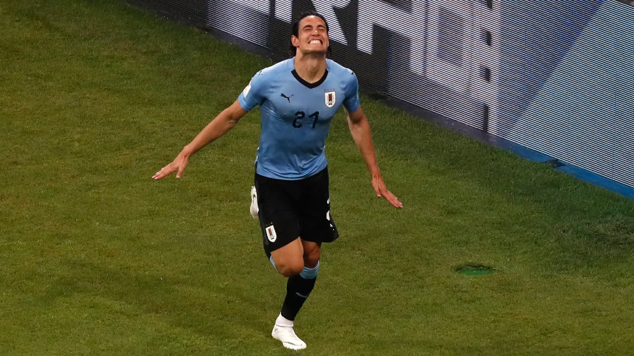 Dua Gol Cavani Antar Uruguay Lolos 8 Besar Piala Dunia 2018